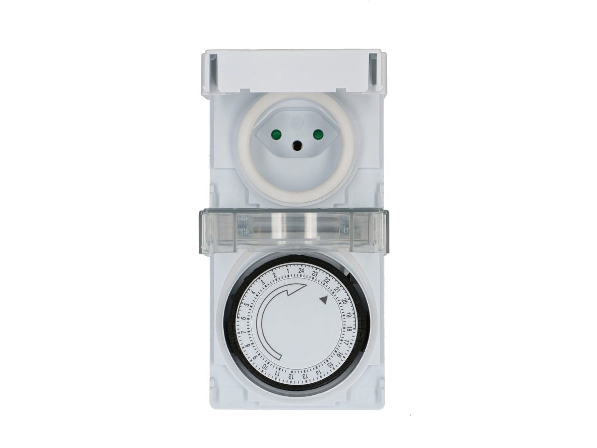 Max Hauri AG Max Hauri Zeitschaltuhr (DIN-Schiene) – mechanisch, 24 h, IP55 – 166222