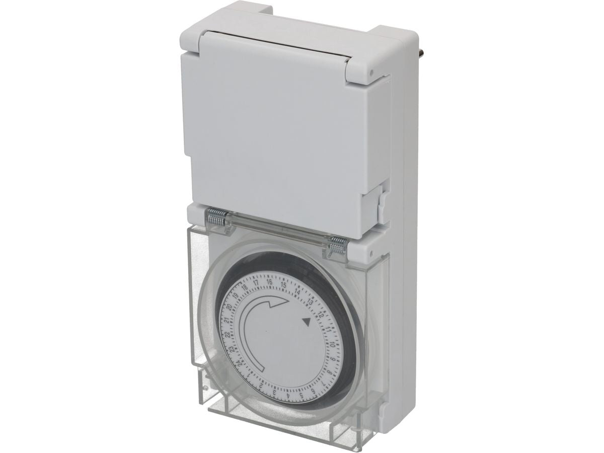 Max Hauri AG Max Hauri Zeitschaltuhr (DIN-Schiene) – mechanisch, 24 h, IP55 – 166222