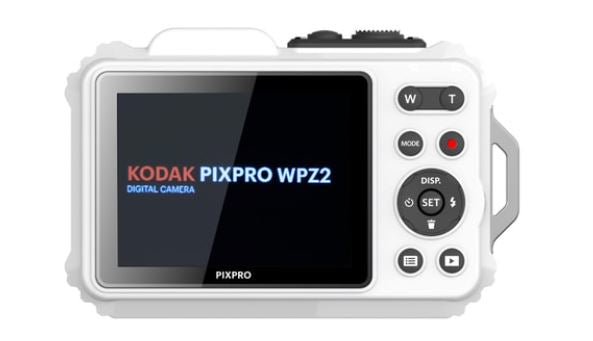 Kodak WPZ2 – Outdoor-Kompaktkamera, 16,3 MP 1/2,3", 1080p, 4× optischer Zoom, Weiss
