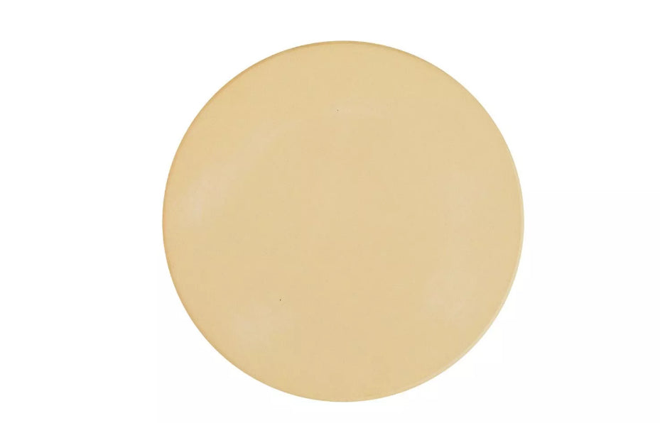 FENNEK Pizzastein Ø 32 × 2 cm, Cordierit, beige, für Holzkohle- und Gasgrills sowie Backofen