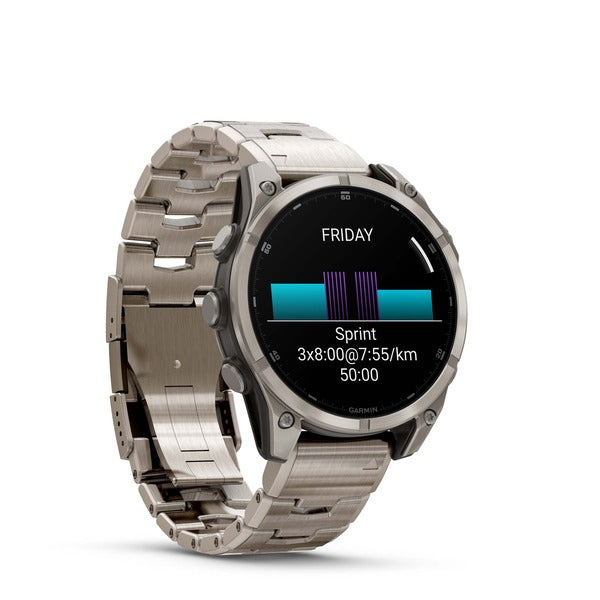 Garmin Fenix 8 AMOLED Sapphire – GPS-Smartwatch – 47 mm, 1,4", GPS, WLAN, AMOLED, Saphirglas, 100 m, Titan