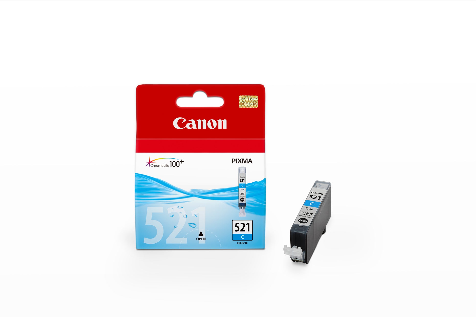 Canon CLI-521C Cyan Tintenpatrone (Original) – für Pixma iP/MP/MX/Pro