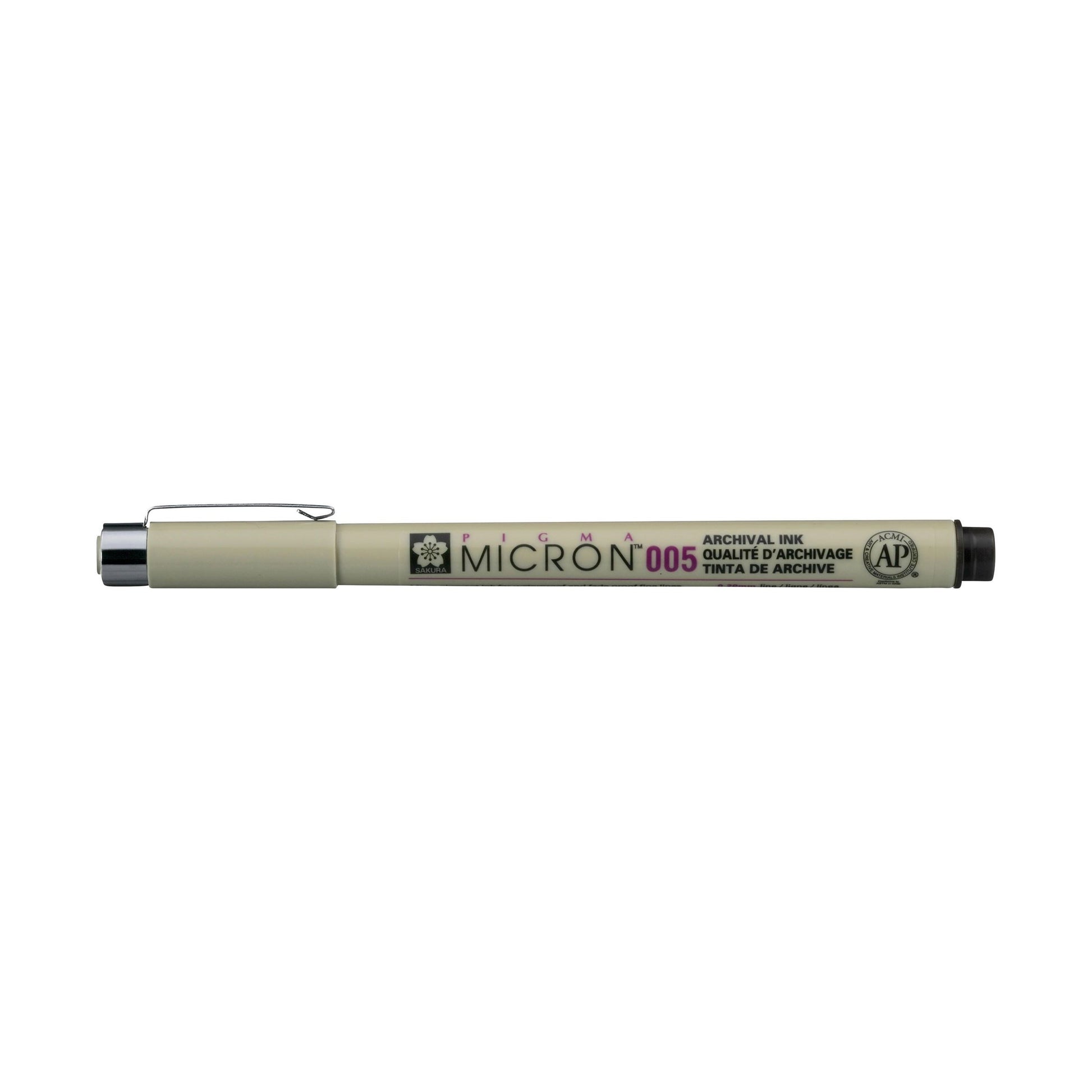 Sakura Pigma Micron Fineliner – 0,2 mm, Sepia, 1 Stk.