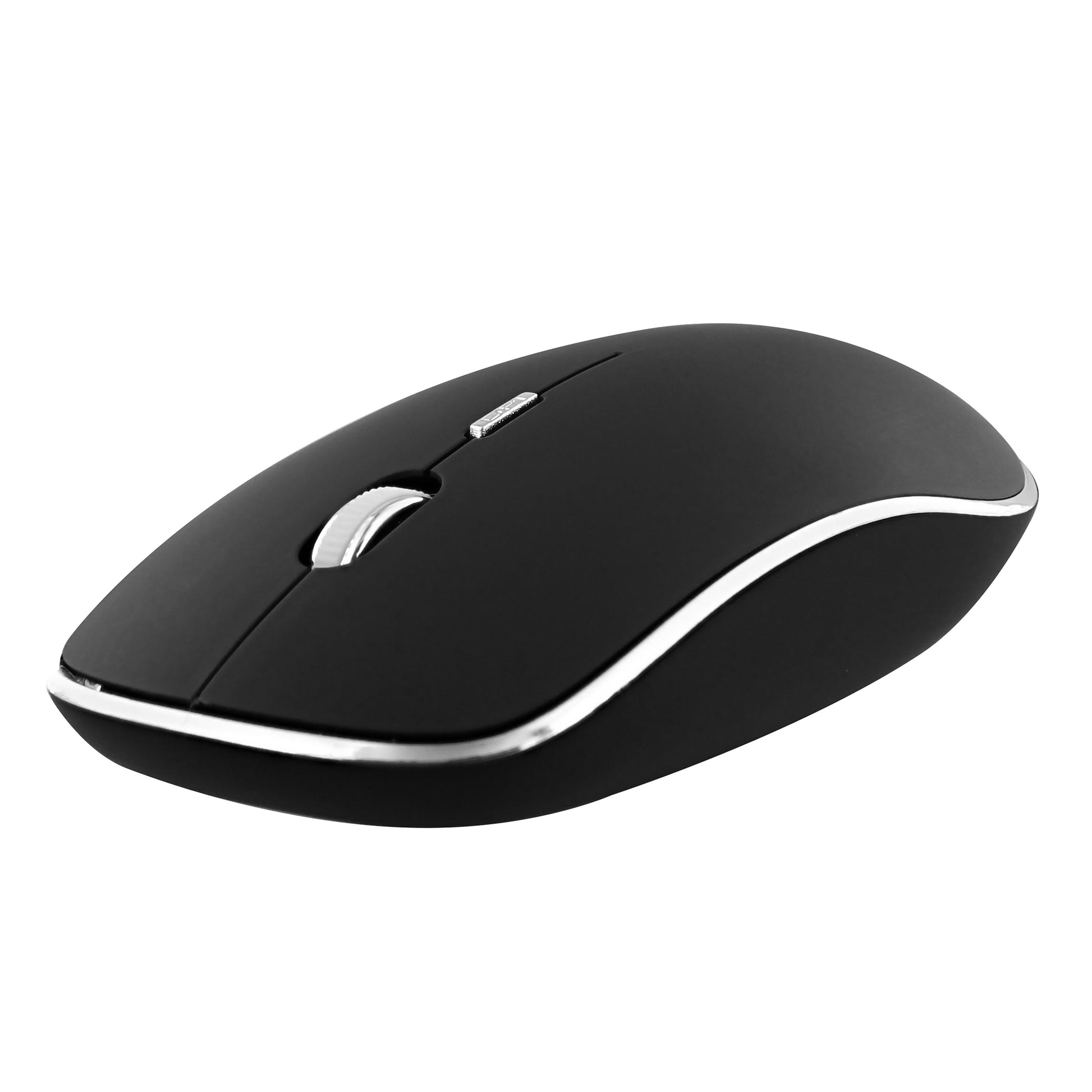 T'nB Rubby – Maus – Kabellos (2,4 GHz), 1600 DPI, beidhändig, Schwarz, Silber