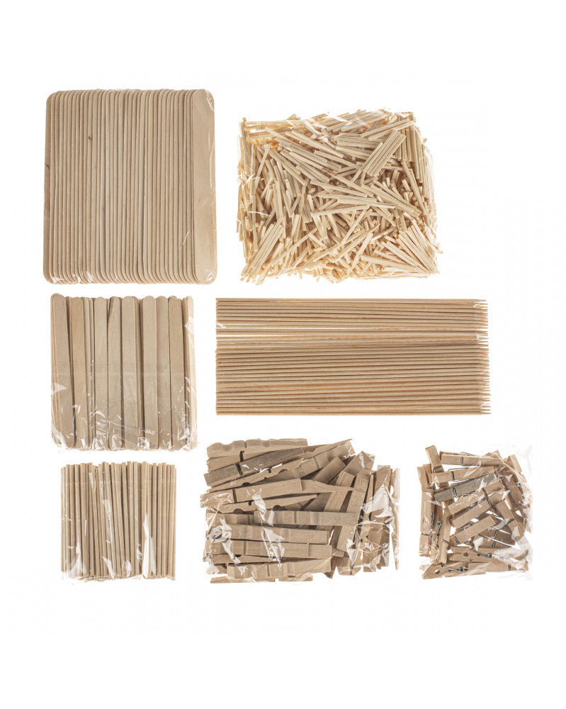 GLOREX Holz-Creativ-Set – 1500-teilig