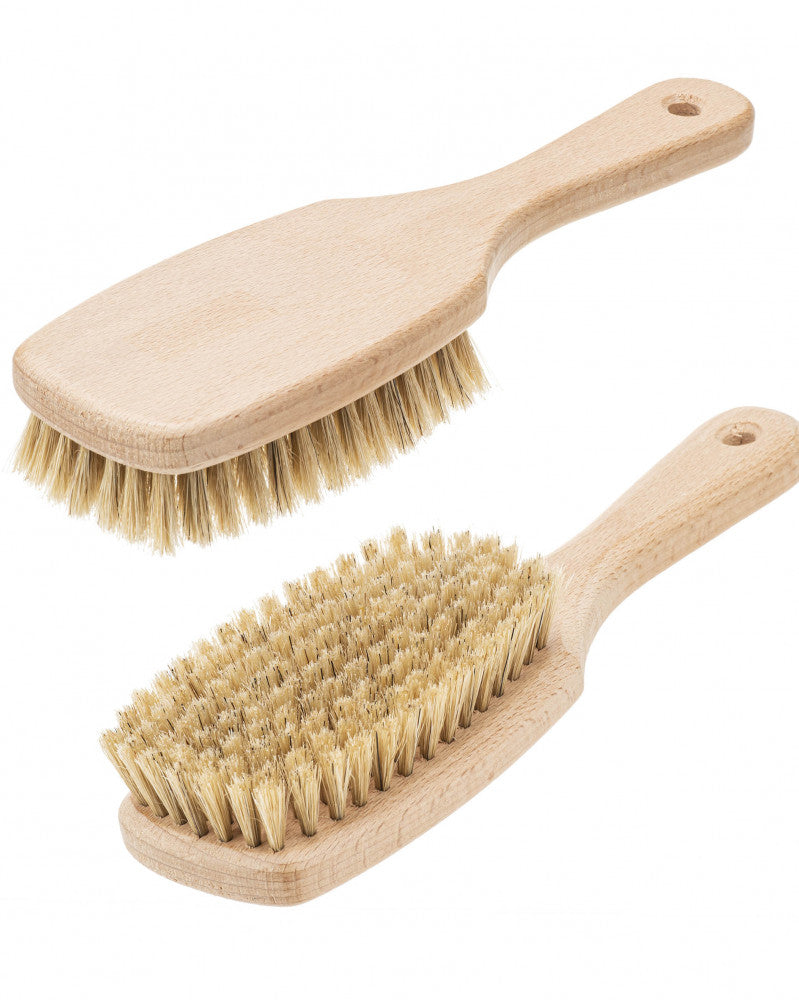 GLOREX Massagebürste eckig – Buche – 6,5 × 22 cm