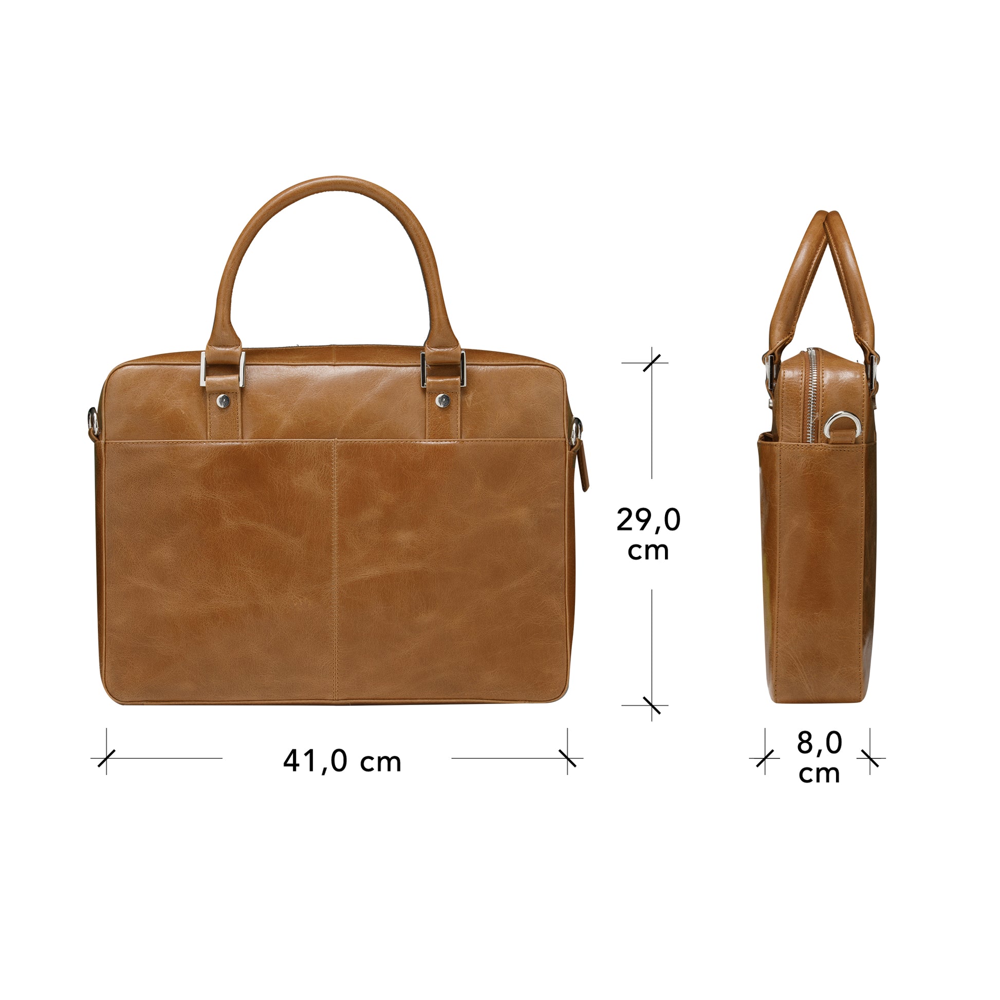 dbramante1928 Rosenborg Notebook-Tasche bis 16" – Vollnarbenleder, abnehmbarer Schultergurt – Beige