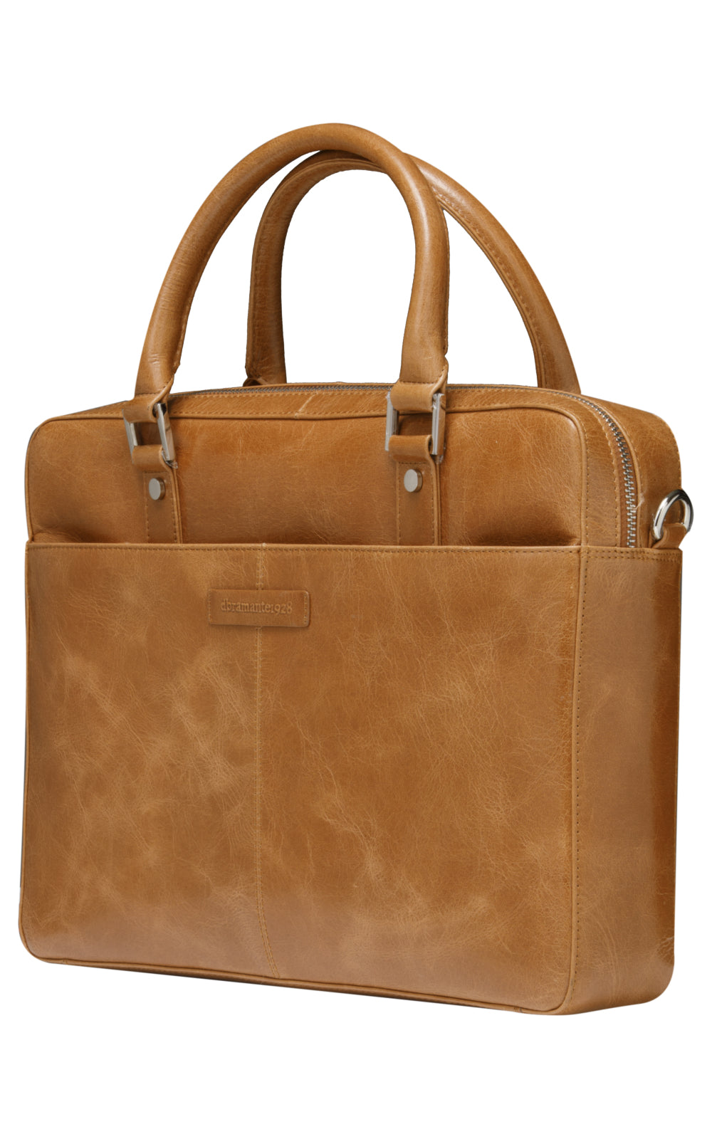 dbramante1928 Rosenborg Notebook-Tasche bis 16" – Vollnarbenleder, abnehmbarer Schultergurt – Beige
