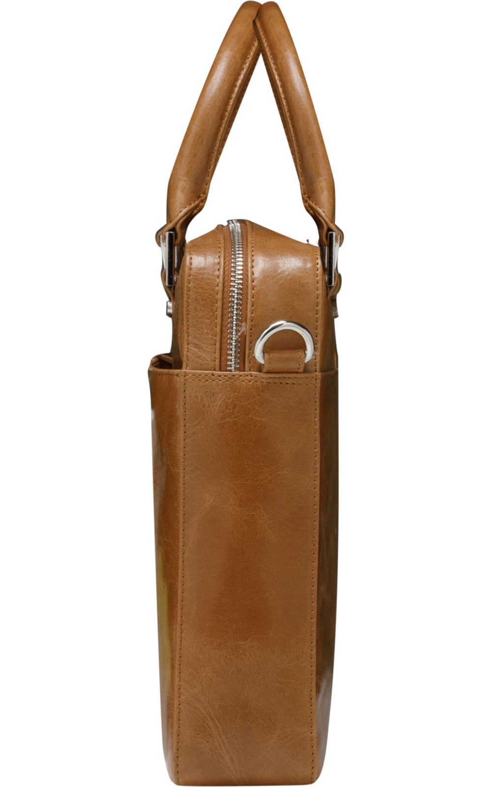 dbramante1928 Rosenborg Notebook-Tasche bis 16" – Vollnarbenleder, abnehmbarer Schultergurt – Beige
