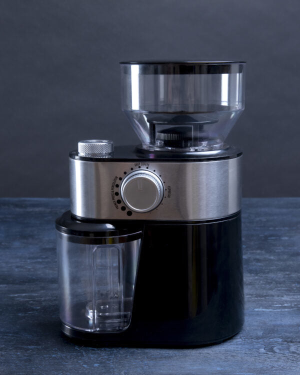 Gastronoma Kaffeemühle 18120001 – 200 g, Schlagmesser, 200 W – schwarz/silber/transparent