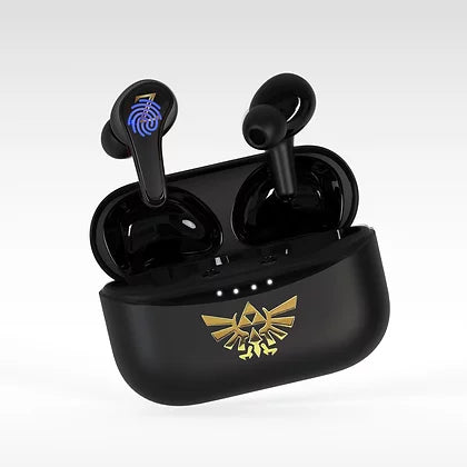 OTL Technologies OTL Nintendo Legend of Zelda Kinderkopfhörer – In-Ear, Stereo, TWS, mit Ladecase, Schwarz, BT 5.0