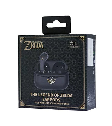 OTL Technologies OTL Nintendo Legend of Zelda Kinderkopfhörer – In-Ear, Stereo, TWS, mit Ladecase, Schwarz, BT 5.0