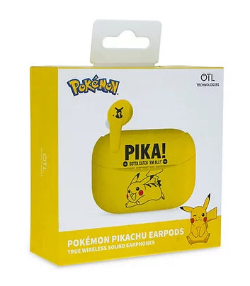OTL Technologies Pokémon Pikachu TWS In-Ear Kinderkopfhörer – Stereo, TWS, mit Ladecase, Gelb, BT 5.0