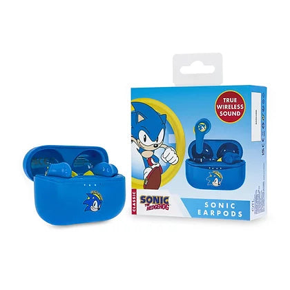 OTL Technologies OTL SEGA Sonic the Hedgehog TWS Earpods – True Wireless In-Ear Kopfhörer – Bluetooth 5.0 – Blau – bis 6 h
