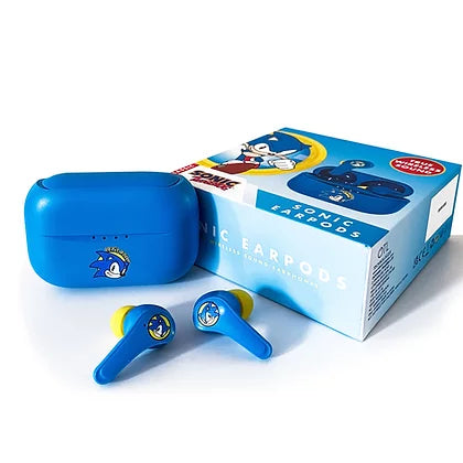 OTL Technologies OTL SEGA Sonic the Hedgehog TWS Earpods – True Wireless In-Ear Kopfhörer – Bluetooth 5.0 – Blau – bis 6 h