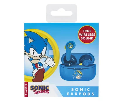 OTL Technologies OTL SEGA Sonic the Hedgehog TWS Earpods – True Wireless In-Ear Kopfhörer – Bluetooth 5.0 – Blau – bis 6 h