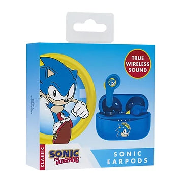 OTL Technologies OTL SEGA Sonic the Hedgehog TWS Earpods – True Wireless In-Ear Kopfhörer – Bluetooth 5.0 – Blau – bis 6 h
