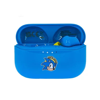 OTL Technologies OTL SEGA Sonic the Hedgehog TWS Earpods – True Wireless In-Ear Kopfhörer – Bluetooth 5.0 – Blau – bis 6 h