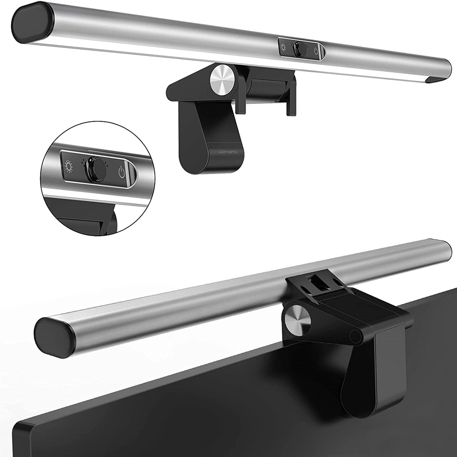 4smarts 2in1 LightBar – Webcam – Full HD 1080p, USB‑A, Schwarz