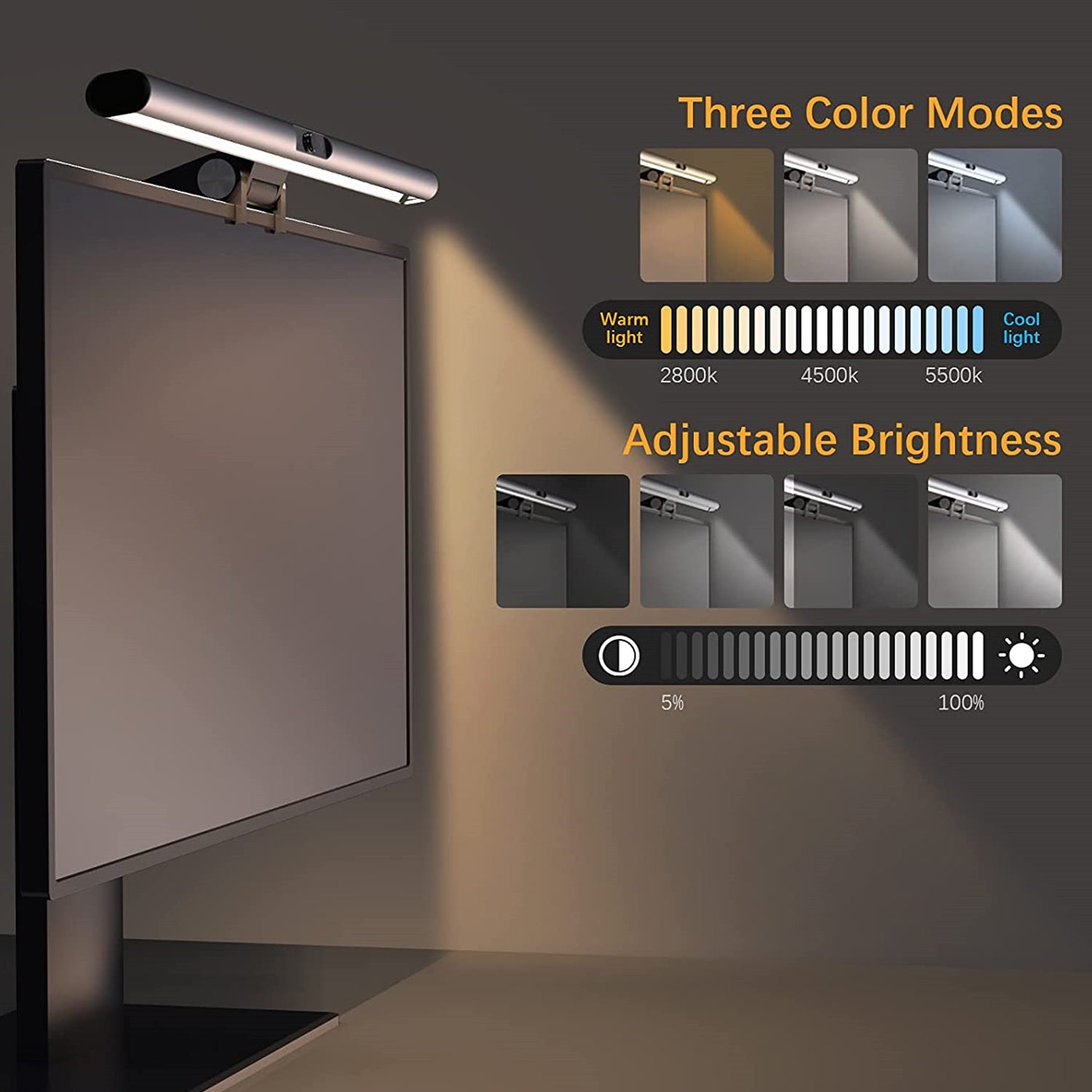 4smarts 2in1 LightBar – Webcam – Full HD 1080p, USB‑A, Schwarz