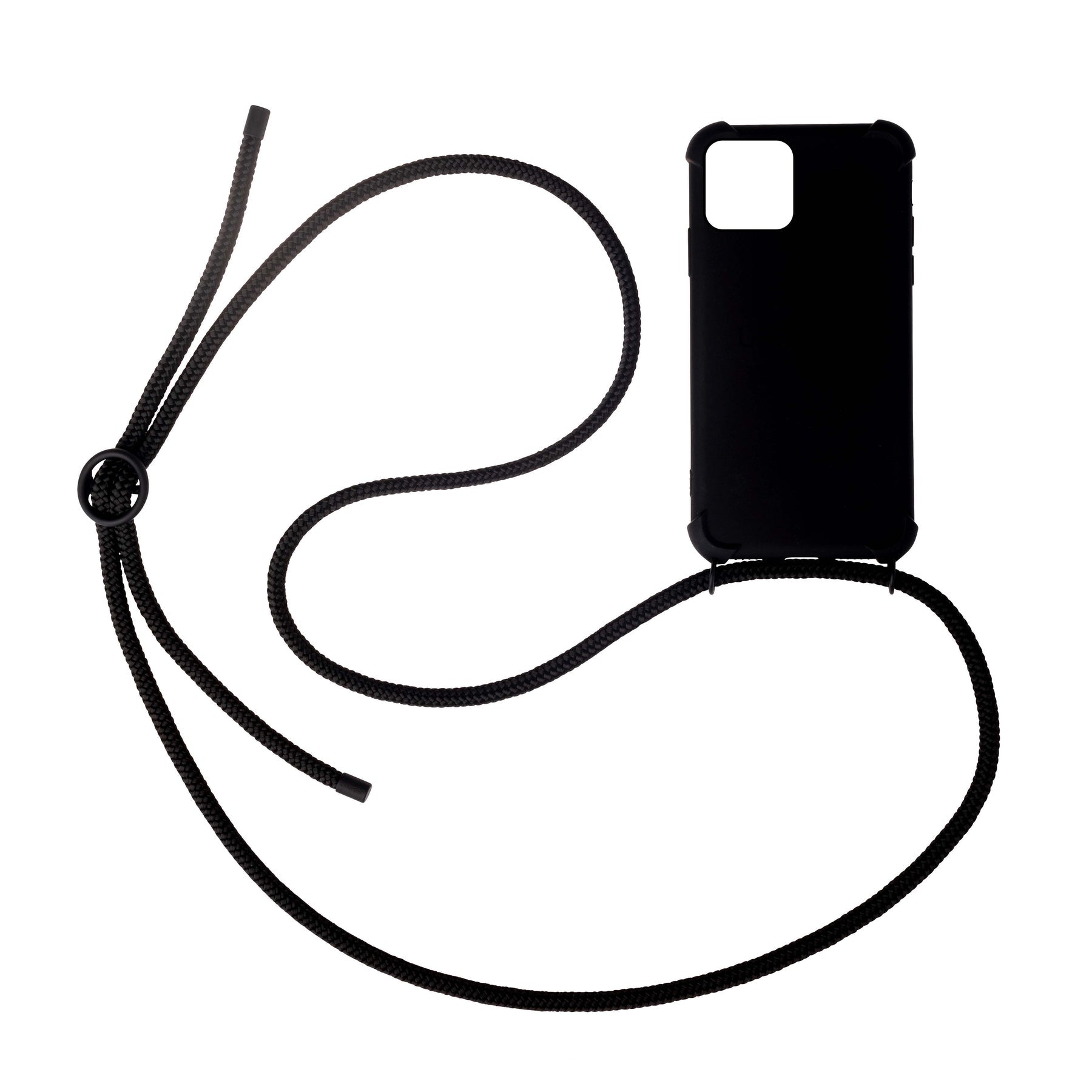 Urbany's Necklace Case – Backcover – für Apple iPhone 14 Plus, Kunststoff, Schwarz, mit Halsband