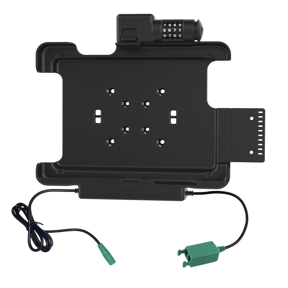 RAM Mounts Tablet-Rahmen – für Honeywell RT10 – VESA 75×75, 2× USB-A – Schwarz