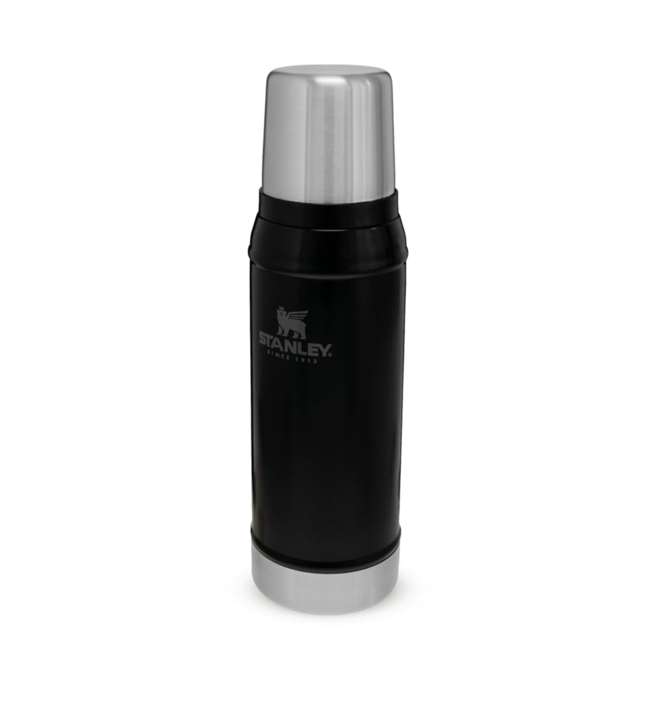 Stanley Classic Isolierflasche 750 ml – doppelwandig 20 h heiss/20 h kalt, Edelstahl, Schraubdeckel