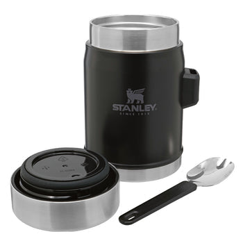 Stanley Vorratsdose 400 ml, 9,7 × 13,5 × 13,9 cm, Edelstahl, vakuumisoliert, schwarz