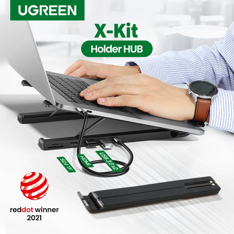 Ugreen X-Kit 80551 Dockingstation – USB-C, 1× HDMI, 2× USB-A, SD, für Windows/Mac/iOS