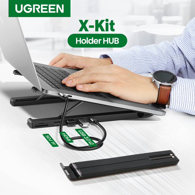 Ugreen X-Kit 80551 Dockingstation – USB-C, 1× HDMI, 2× USB-A, SD, für Windows/Mac/iOS