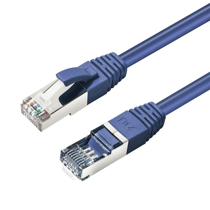 Microconnect Patchkabel – Cat6 S/FTP, 20 m, Blau, LSZH, RJ-45