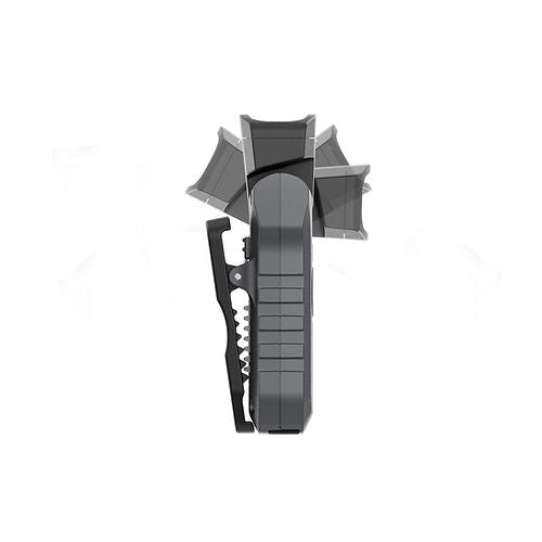 NORDRIDE Taschenlampe Patrol UV – 300 lm, 40 m, IP65, 800 mAh, USB-C – Grau