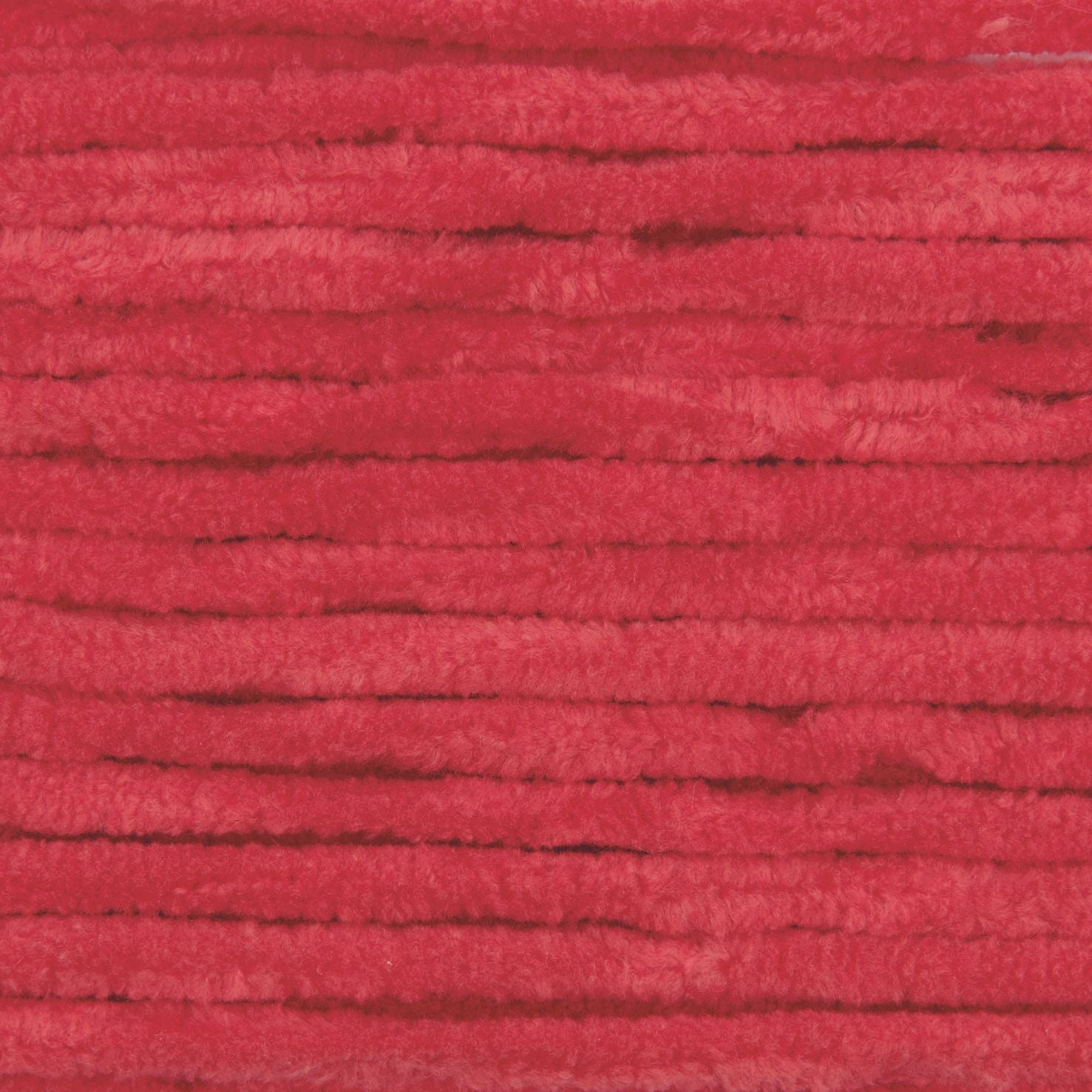 Rico Design Chenillove Wolle Rot – 100 g, 110 m, 100% Polyester, Nadel 5 mm, 1 Stk.