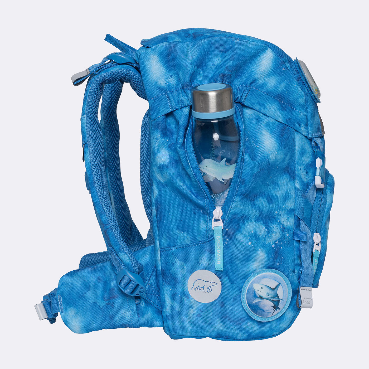 Beckmann Schulrucksack Classic 1st – 6-teilig – Ocean – 24,0×37,0×25,0 cm