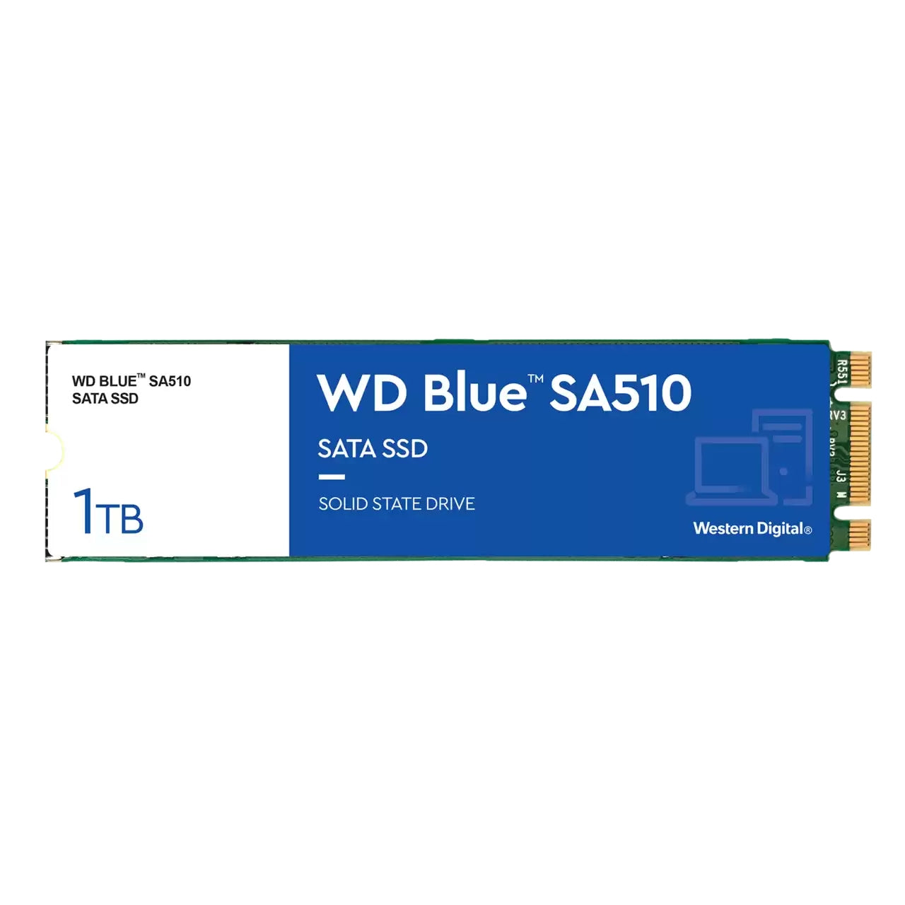 Western Digital Blue SA510 1 TB – M.2 2280, SATA 6 Gbit/s, 560/520 MB/s