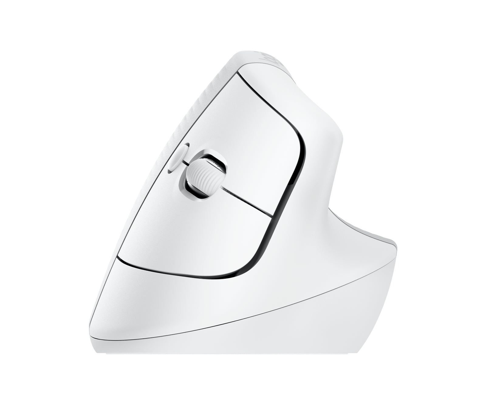 Logitech Lift for Business Ergonomische Maus – kabellos, für Rechtshänder, vertikal, Bolt-Empfänger, weiss