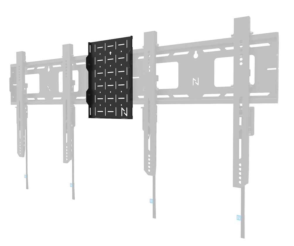 Neomounts AWL05-750BL – AV-Rack (Wandmontage), Tragkraft 10 kg, 204×25×302 mm, Schwarz