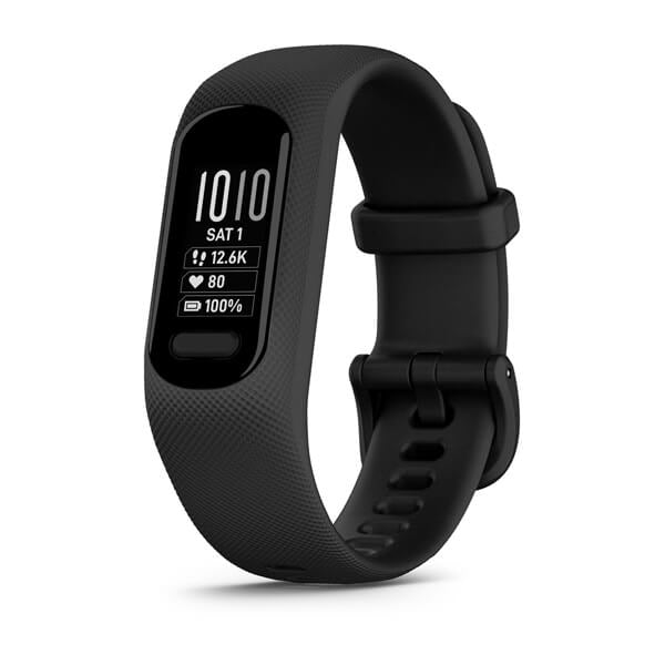 Garmin Vivosmart 5 GPS – Polycarbonat Schwarz, Sportarmband, S/M, 50 m, für Android, iOS