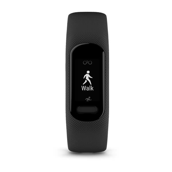 Garmin Vivosmart 5 GPS – Polycarbonat Schwarz, Sportarmband, S/M, 50 m, für Android, iOS