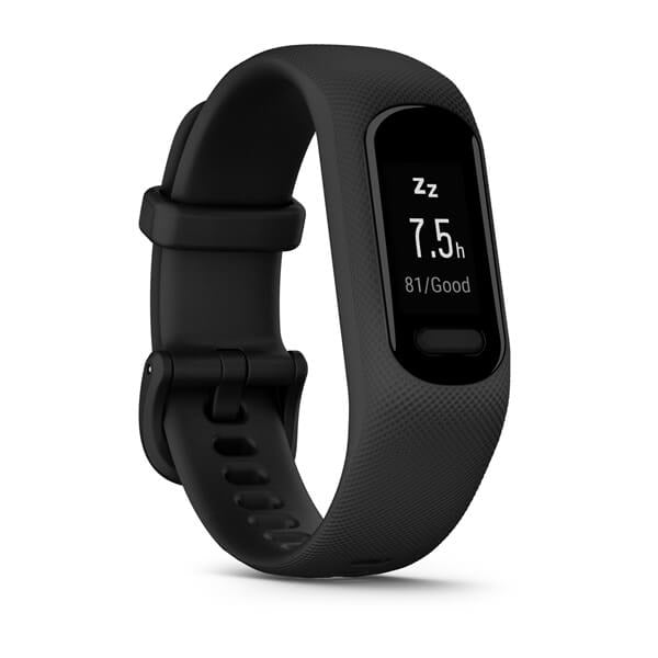 Garmin Vivosmart 5 GPS – Polycarbonat Schwarz, Sportarmband, S/M, 50 m, für Android, iOS