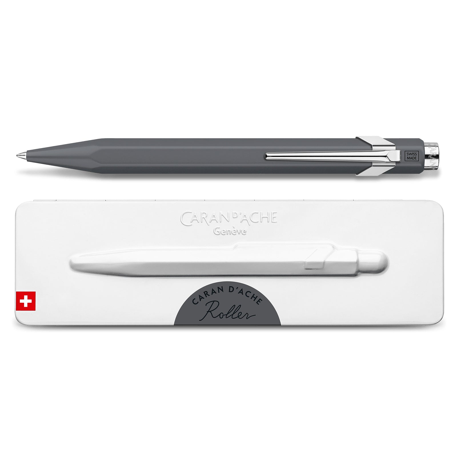 Caran d-Ache Caran d'Ache 849 – Tintenroller, Druckmechanik, 0,7 mm, Schwarz