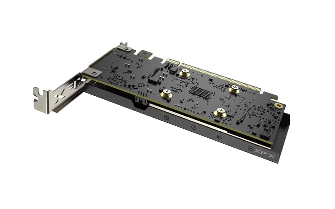 XFX Speedster SWFT105 – PCIe Grafikkarte – Radeon RX 6400, 4 GB GDDR6, 1×HDMI 2.1, 1×DP 1.4, PCIe 4.0