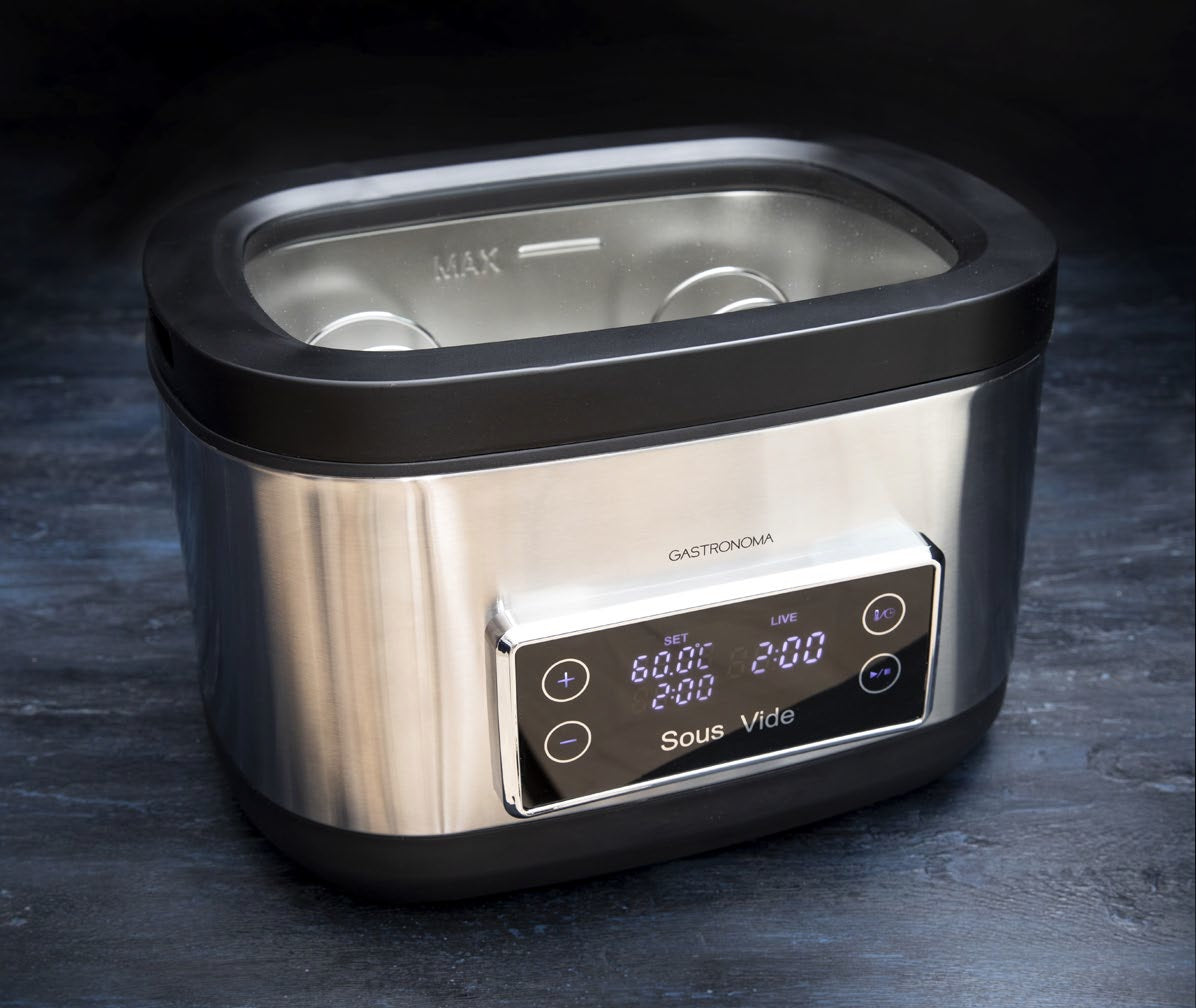 Gastronoma Sous-Vide Tauchzirkulator 18310011 – 7,6 l, 700 W – schwarz/edelstahl