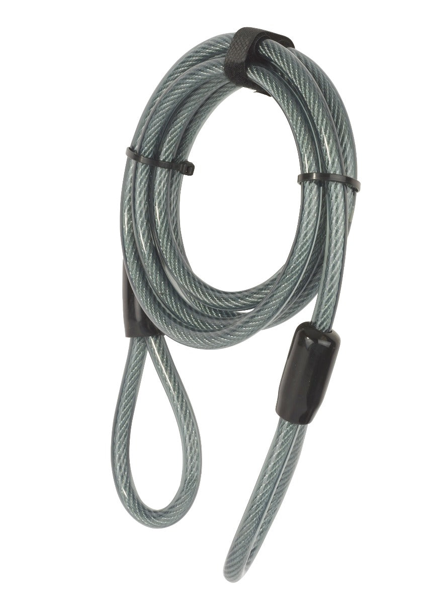 Yale YC1 Mechanisches Vorhängeschloss – Vinyl, Ø10 mm, Länge 2'200 mm, Schwarz