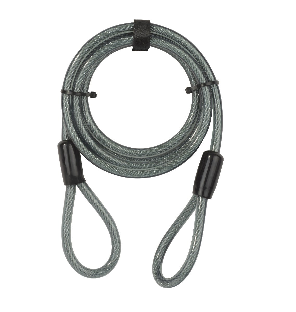 Yale YC1 Mechanisches Vorhängeschloss – Vinyl, Ø10 mm, Länge 2'200 mm, Schwarz