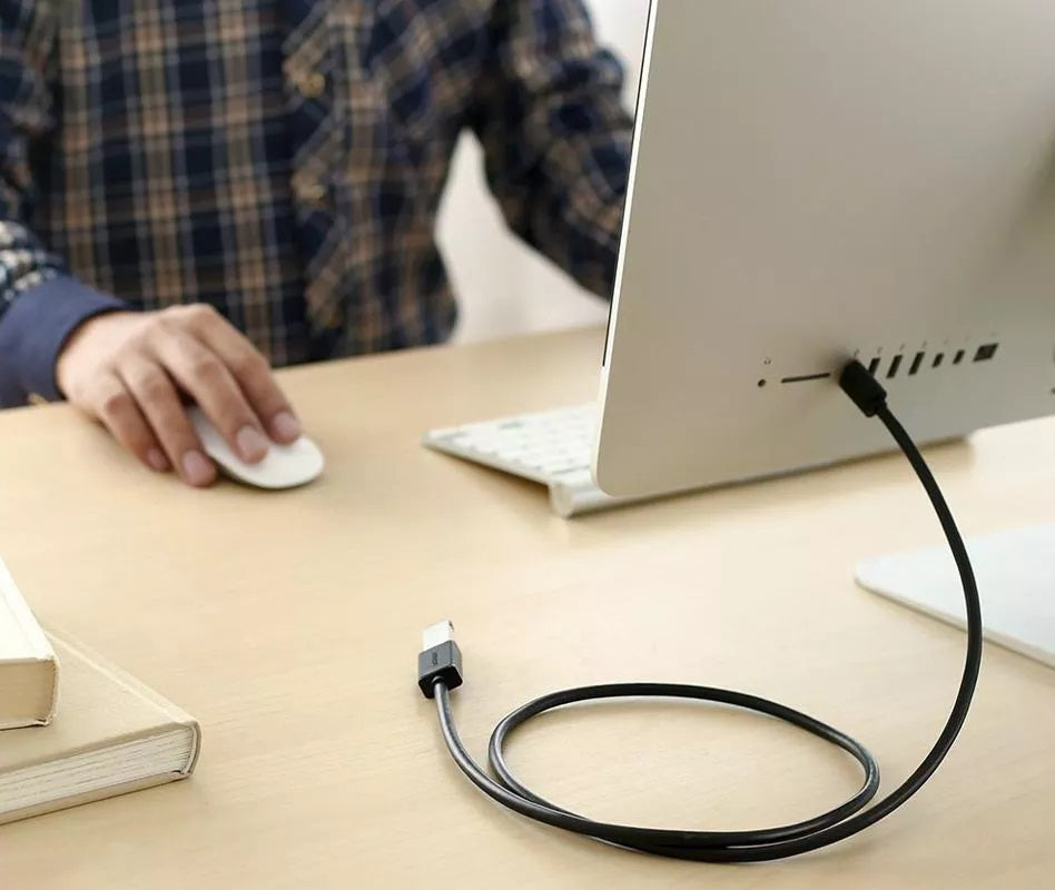 Ugreen USB-A Verlängerungskabel (Stecker auf Buchse) – USB 3.2 Gen 1 (5 Gbit/s) – 3 m – Geflochten – Schwarz