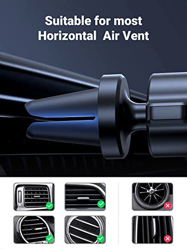 UGREEN – Auto-Halterung, Lüftungsmontage, Klemmbereich 50–87 mm – für Smartphones 4,7–7,2" – Grau