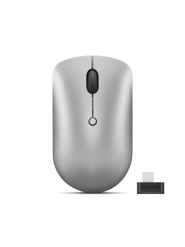 Lenovo 540 – Maus – Kabellos (2,4 GHz), 2400 DPI, beidhändig, Grau