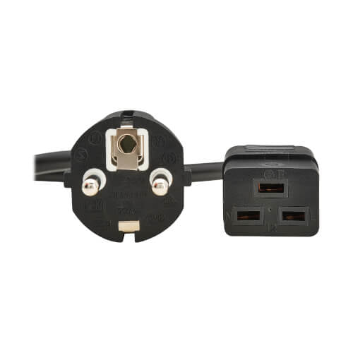 Eaton Netzkabel, Schuko auf IEC C19, H05VV-F, 16 A, 2,5 m