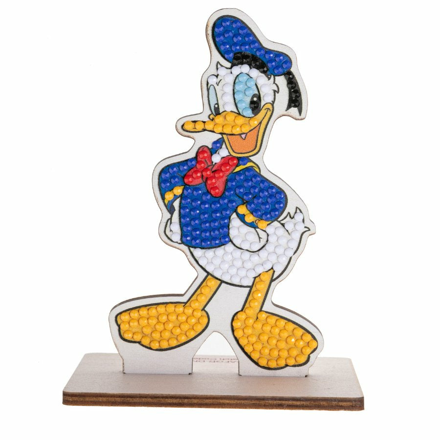 CRAFT Buddy Diamond-Painting-Set – Donald Duck – 8 × 11 cm – ab 6 Jahren